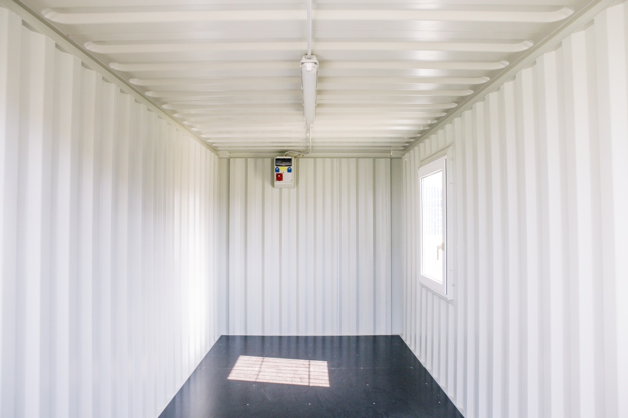 L'intérieur d'un container